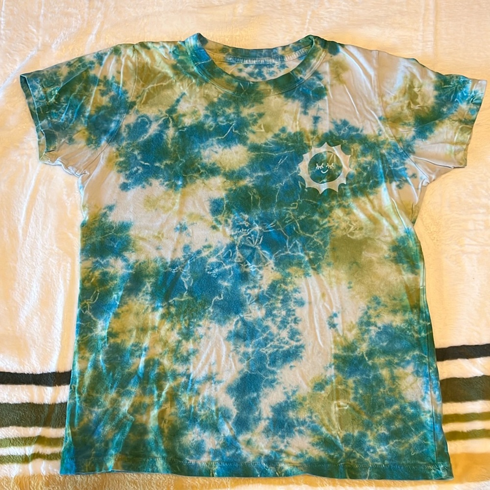 Big Bud Press tie dye shirt green tie dye